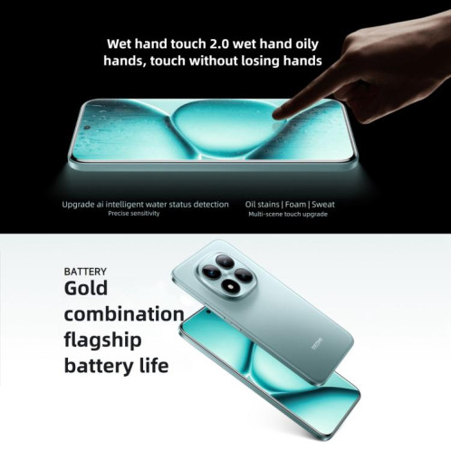 Xiaomi Redmi Note 15 Pro+ 5G, 12 Go + 256 Go, 6,83 pouces, Xiaomi HyperOS 2, Snapdragon 7s Gen 4 Octa Core, Réseau : 5G, NFC (Blanc) SX467W809-024